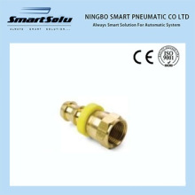 Reusable Braided Hose Brass SAE/Jic 45/37 Female Swicel Push-on Fittings